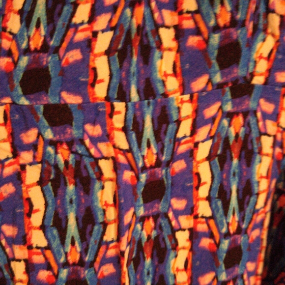 BeBop geometric print racerback knee length skater dress size M - Picture 2 of 5